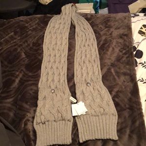 Grey Calvin Klein Wool Scarf